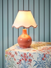 Laura Ashley Old Rose Bramhope Table Lamp - Image 2 of 5