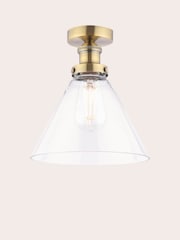 Laura Ashley Brass Isaac Flush Ceiling Fitting Ceiling Light - Image 3 of 5