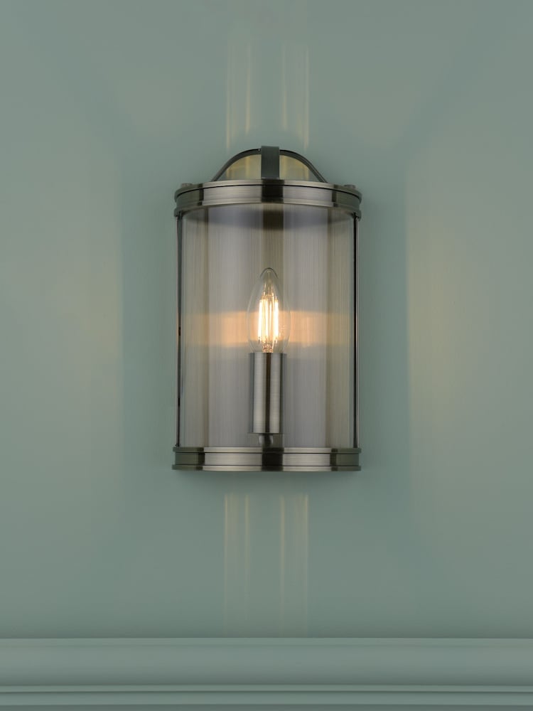 Laura Ashley Antique Brass Harrington Wall Light - Image 1 of 5