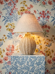 Laura Ashley Grey Fernhill Table Lamp Small - Image 1 of 6