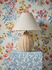 Laura Ashley Grey Fernhill Table Lamp Small - Image 2 of 6