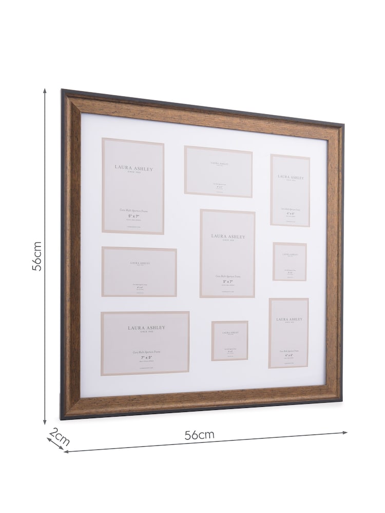 Laura Ashley Bronze Cara Multi Aperture Photo Frame - Image 6 of 6