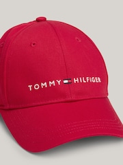 Tommy Hilfiger Red Essential Cap - Image 4 of 4