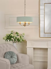 Laura Ashley Matt Antique Brass Sorrento Ceiling Light - Image 1 of 5