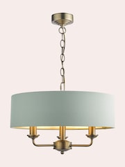 Laura Ashley Matt Antique Brass Sorrento Ceiling Light - Image 3 of 5