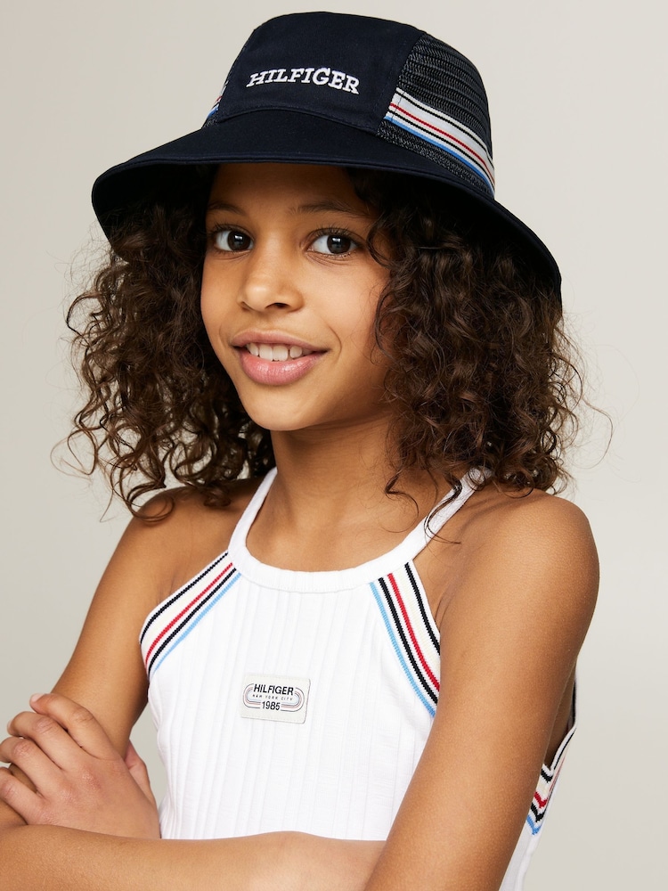 Tommy Hilfiger Blue Track Club Bucket Hat - Image 1 of 1