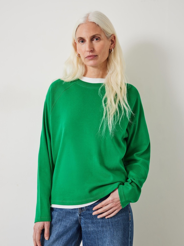 Hush Green Matilda Raglan Top - Image 1 of 5