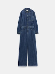 Hush Evelyn 100% Cotton Denim Relaxed Jumpsuit - Imagen 4 de 4