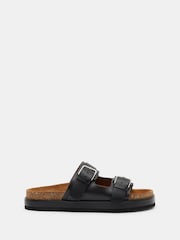 Hush Black Bryson Buckle Slides - Image 1 of 4