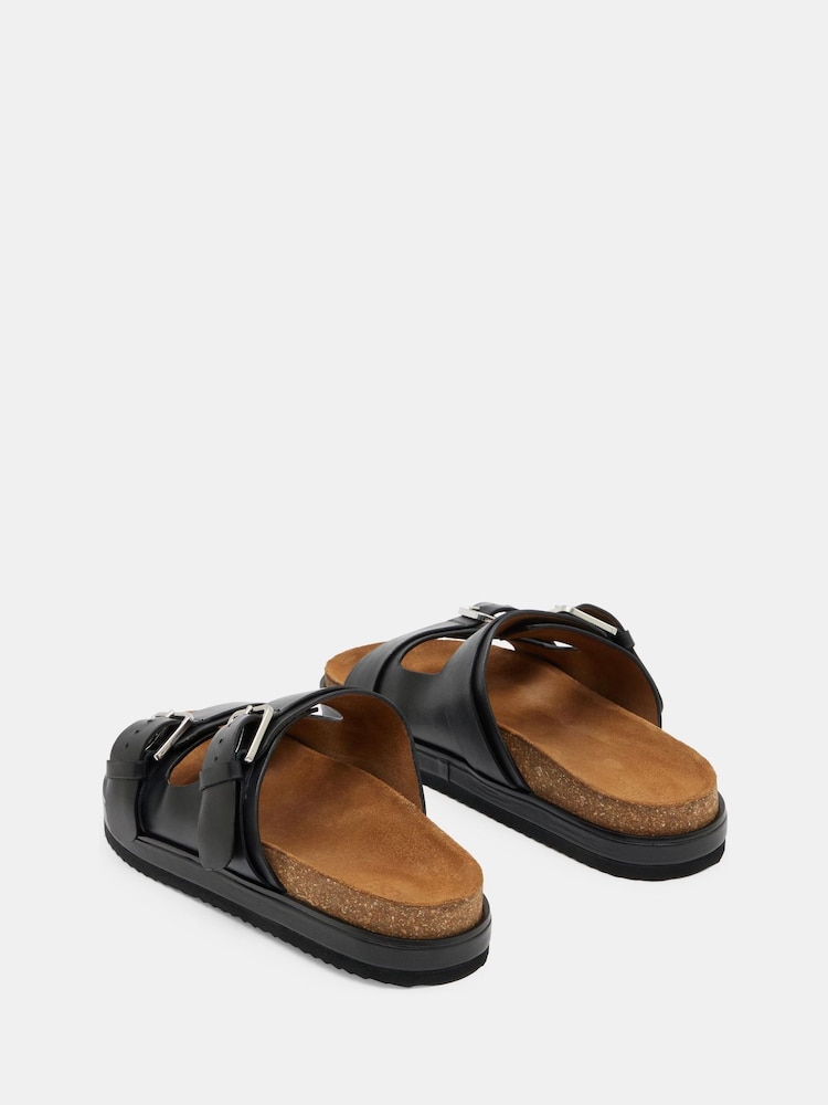 Hush Black Bryson Buckle Slides - Image 2 of 4
