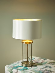 Laura Ashley Antique Brass Harrington Table Small Lamp - Image 1 of 4