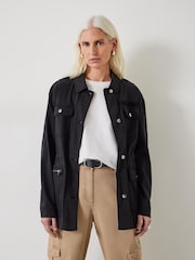 Hush Black Eloise Utility Jacket - Image 1 of 5