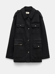 Hush Black Eloise Utility Jacket - Image 5 of 5