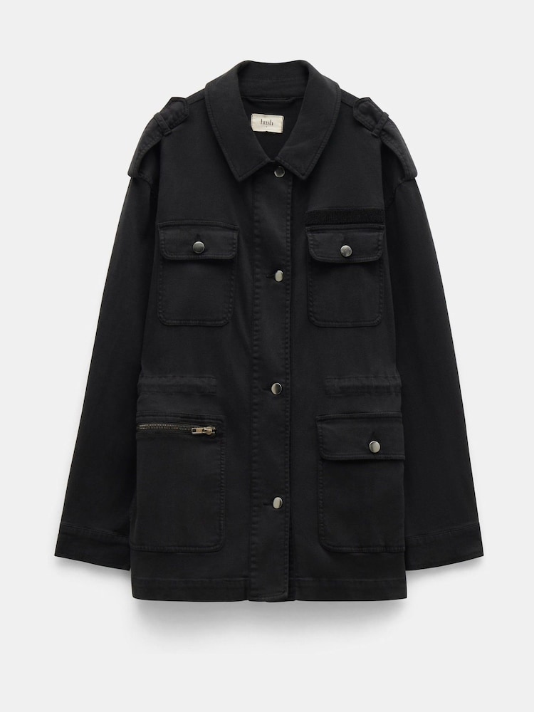 Hush Black Eloise Utility Jacket - Image 5 of 5