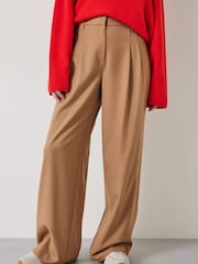Hush Brown Aoife High Waist Trousers - Image 1 of 5