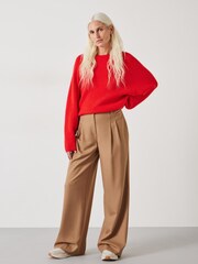 Hush Brown Aoife High Waist Trousers - Image 3 of 5