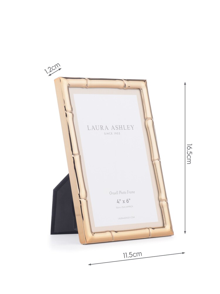 Laura Ashley Polished Gold Orwell Photo Frame - Image 5 of 5