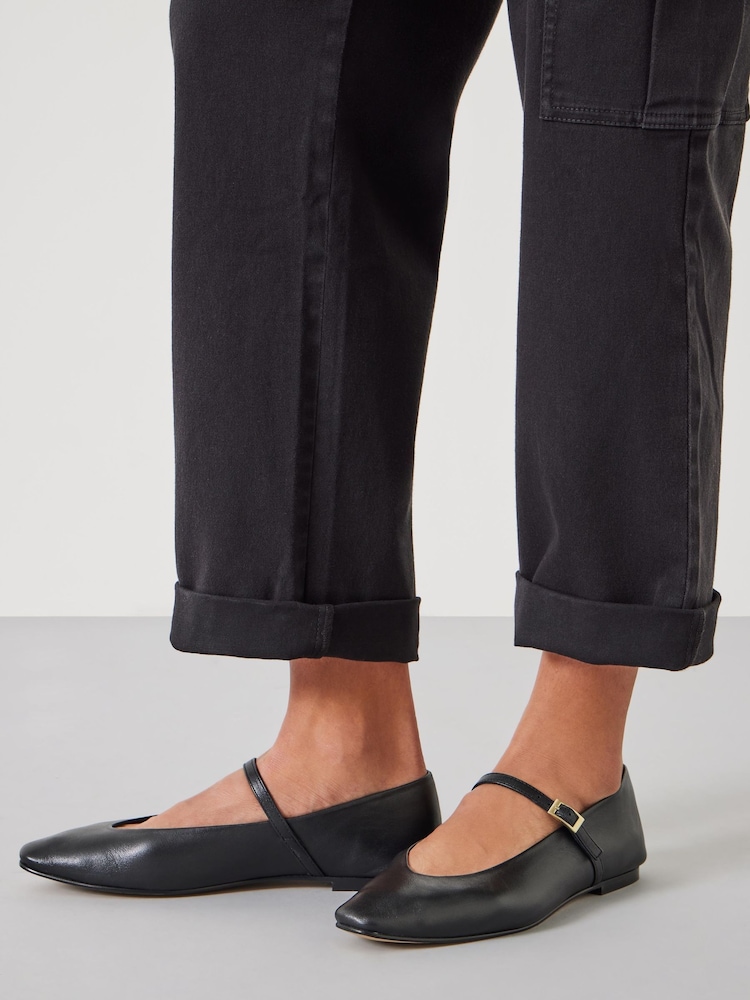Hush Black Maeva Mary Jane Flats - Image 1 of 4