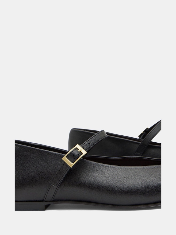 Hush Black Maeva Mary Jane Flats - Image 4 of 4