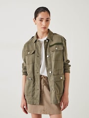 Hush Green Eloise Utility Jacket - Image 1 of 5