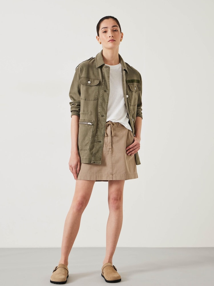 Hush Green Eloise Utility Jacket - Image 2 of 5