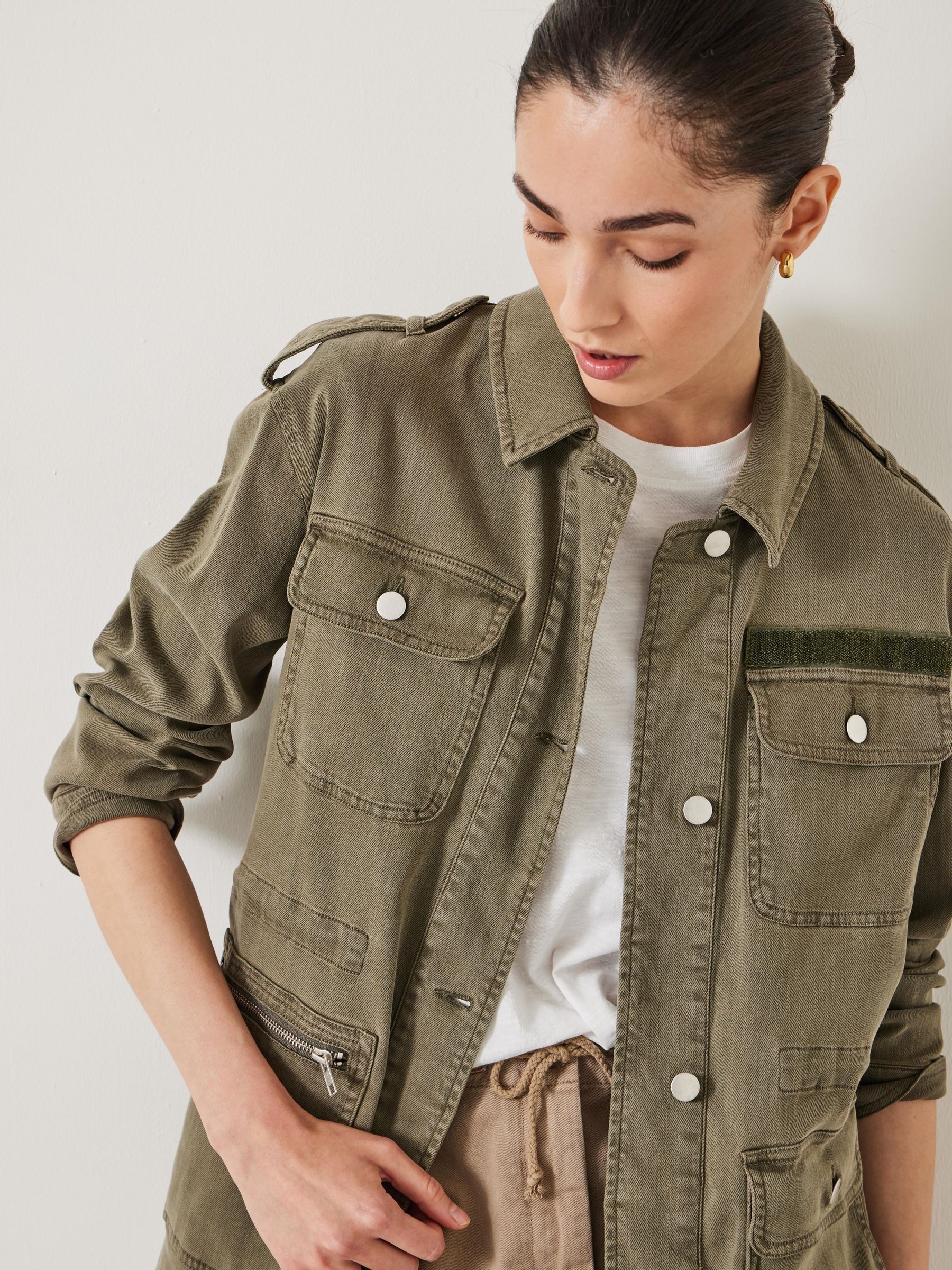 Hush biker jacket top