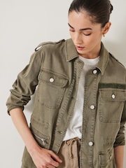 Hush Green Eloise Utility Jacket - Image 4 of 5