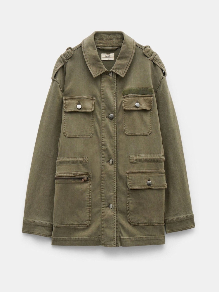 Hush Green Eloise Utility Jacket - Image 5 of 5
