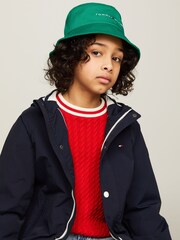 Tommy Hilfiger Green Essential Bucket Hat - Image 3 of 4