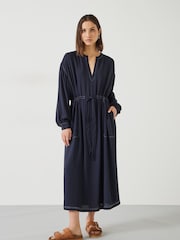 Hush Blue Julie Contrast Maxi Dress - Image 1 of 4