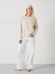 Hush Cream 100% Cotton Matilda Raglan Top - Image 2 of 5