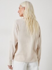 Hush Cream 100% Cotton Matilda Raglan Top - Image 3 of 5
