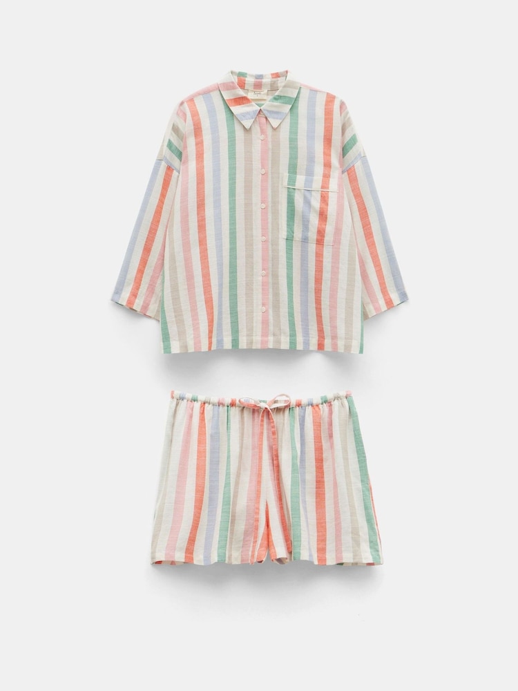 Hush Rudie Kurzes Pyjama-Set mit Streifen - Bild 5 von 5 Hush Rudie Kurzes Pyjama-Set mit Streifen - Bild 5 von 5