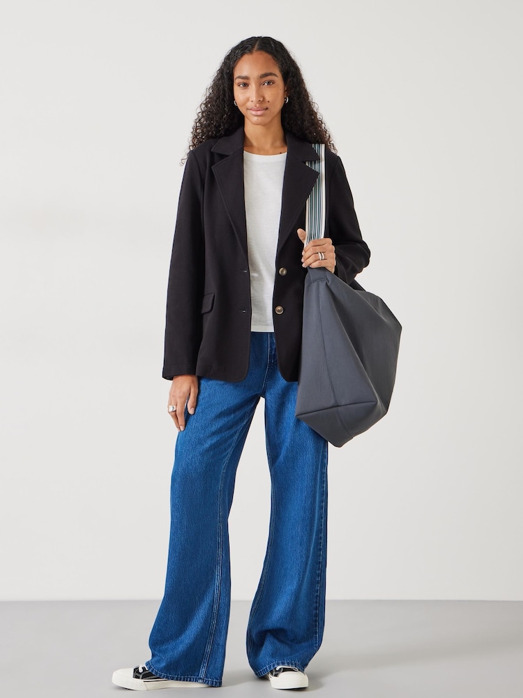 Hush Black Maddison Relaxed Jersey Blazer - Image 2 of 5