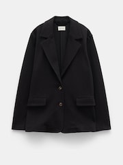 Hush Black Maddison Relaxed Jersey Blazer - Image 5 of 5