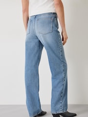 Hush Blue Remy Straight Slouch 100% Cotton Jeans - Image 2 of 5