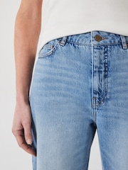 Hush Blue Remy Straight Slouch 100% Cotton Jeans - Image 4 of 5