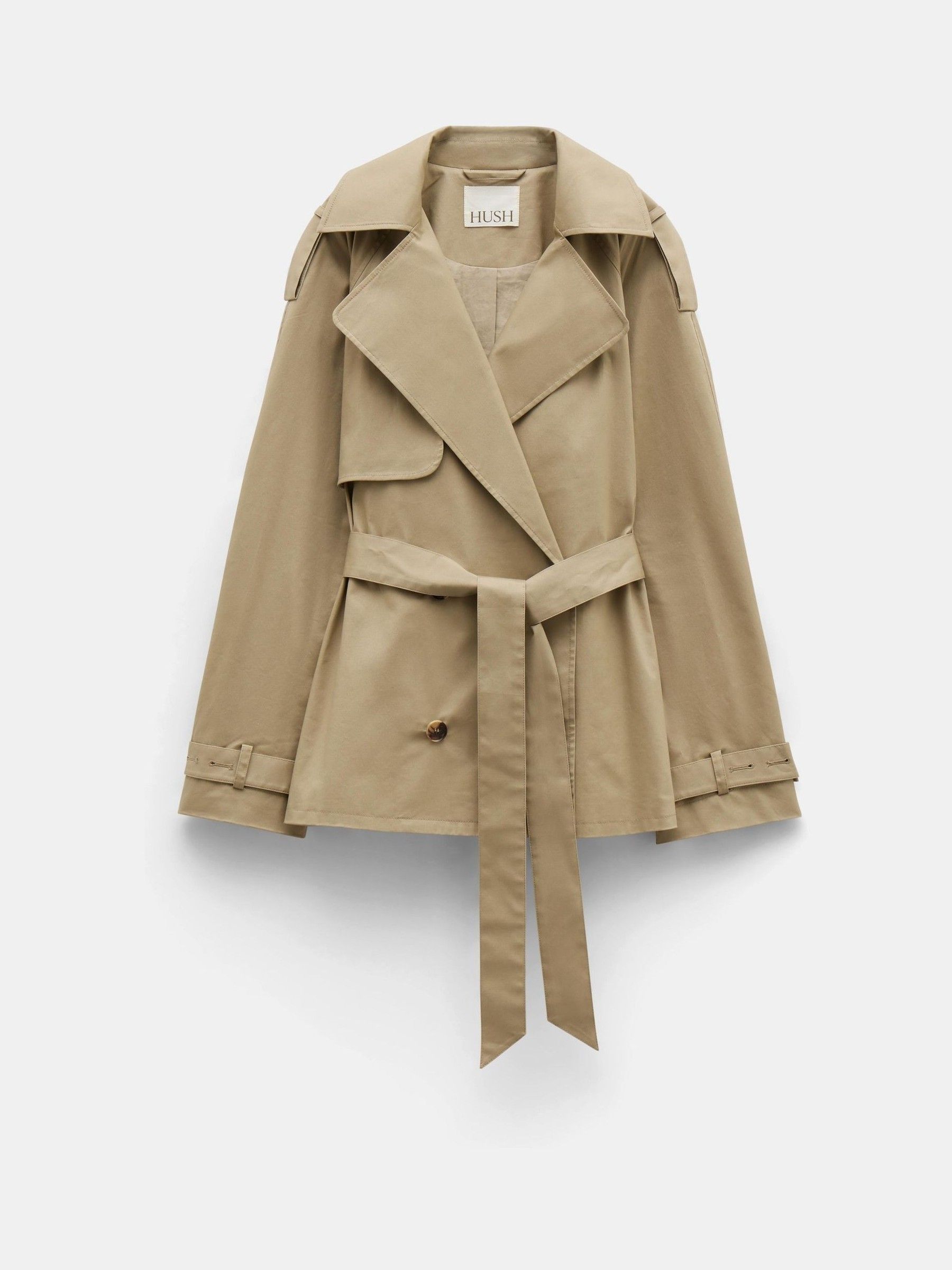 Grey short trench coat new arrivals
