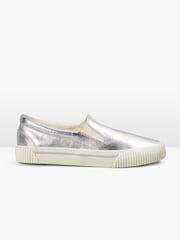 srebrna (barva); srebro - Športni copati Hush Gili Slip-on - Slika 4 iz 5