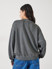 Hush Grey 100% Cotton Seona Star Sweatshirt - Image 2 of 5