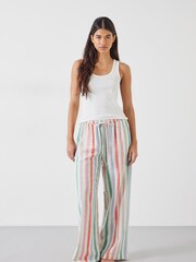 Hush Multi Rudie Stripe Trouser Pyjamas Set - Image 1 of 8