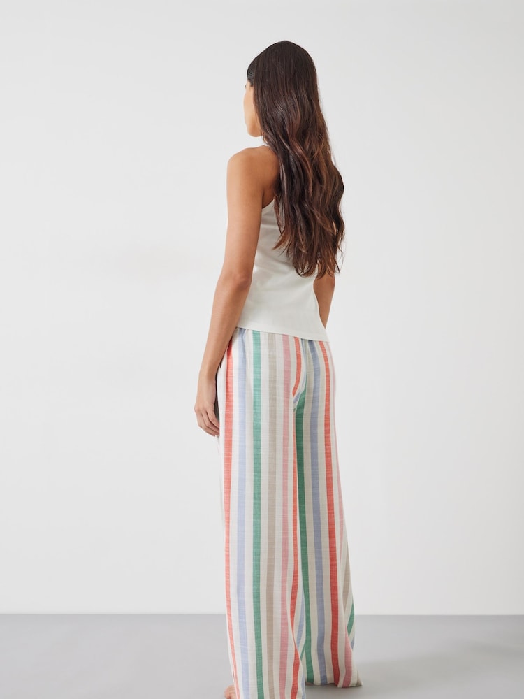 Hush Multi Rudie Stripe Trouser Pyjamas Set - Image 2 of 8