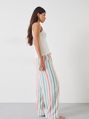 Hush Multi Rudie Stripe Trouser Pyjamas Set - Image 3 of 8
