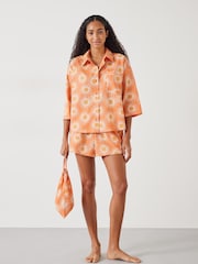 Hush Jaylin Pyjama-Set aus 100 % Baumwolle mit kastigem Hemd - Bild 1 von 5