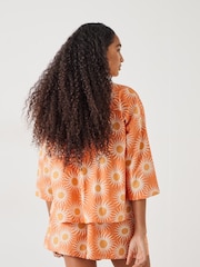 Hush Jaylin Pyjama-Set aus 100 % Baumwolle mit kastigem Hemd - Bild 2 von 5