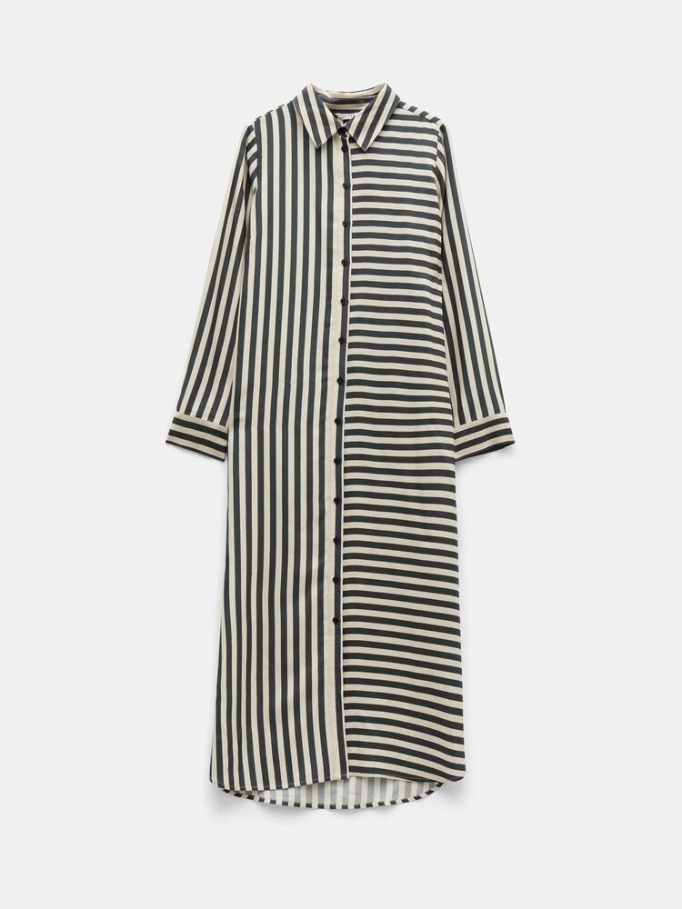Hush Black Aida Stripe Midi Dress - Image 6 of 6 Hush Black Aida Stripe Midi Dress - Image 6 of 6