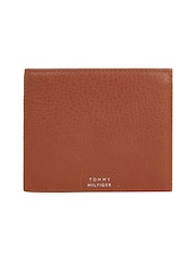 Tommy Hilfiger Brown Premium Leather Card and Coin Wallet - Image 1 of 4