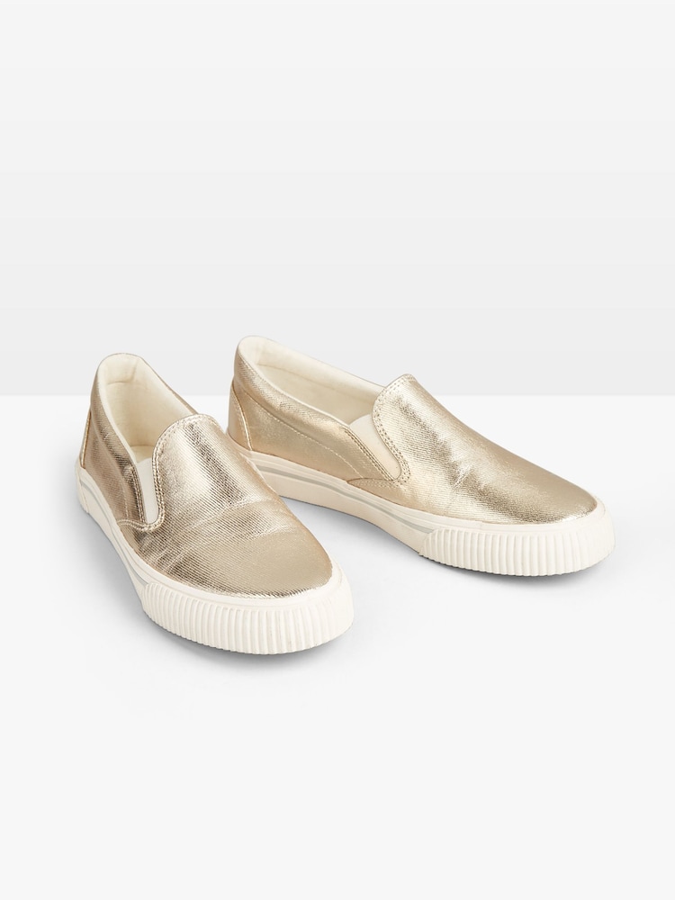 zlata (barva); zlato - Športni copati Hush Gili Slip-on - Slika 2 iz 5