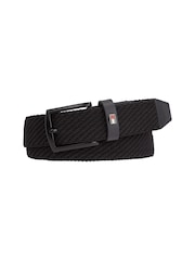 Tommy Hilfiger Black Denton 3.5 Elastic Belt - Image 1 of 3