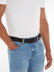 Tommy Hilfiger Black Denton 3.5 Elastic Belt - Image 3 of 3